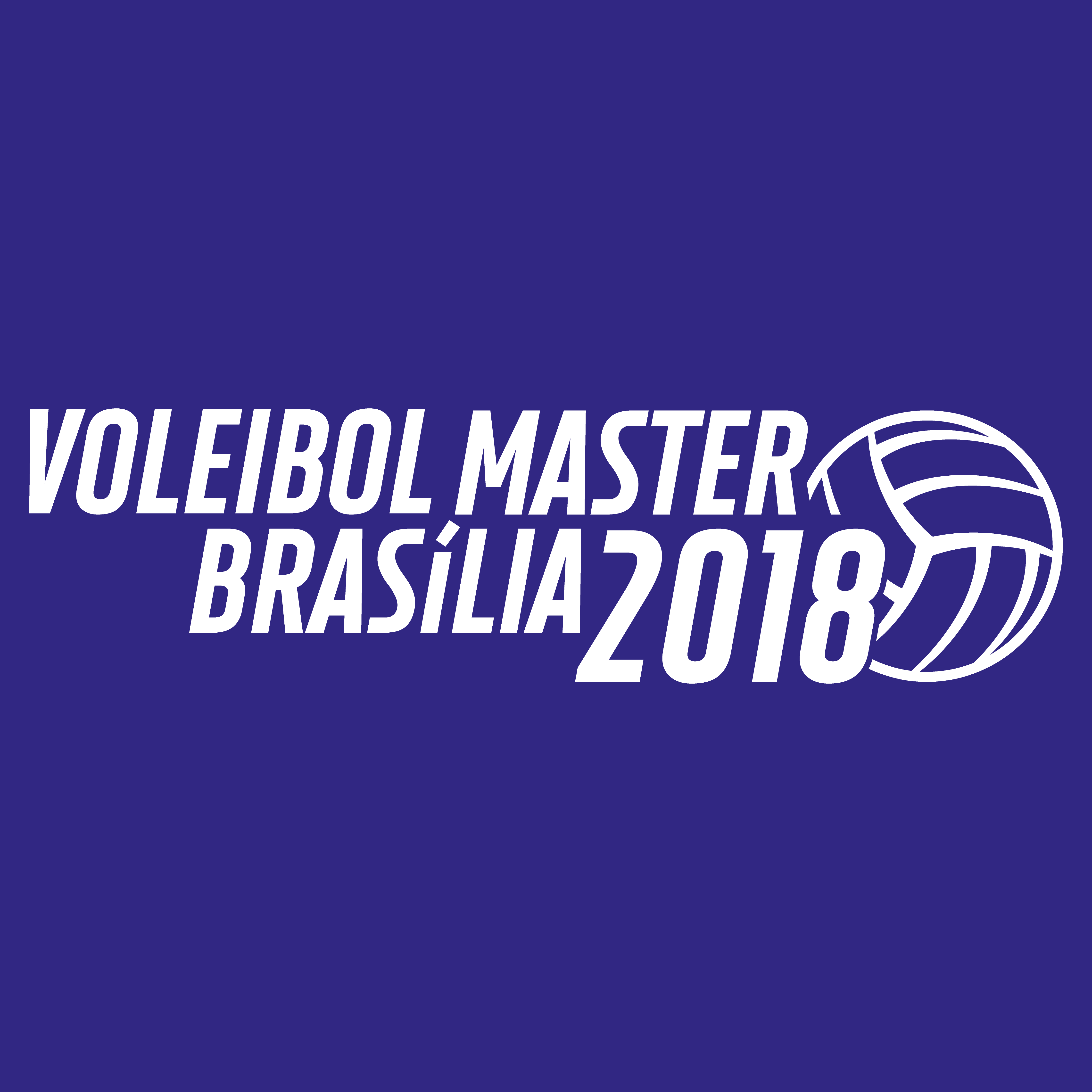 VOLEIBOL MASTER BRASÍLIA 2018 AZUL